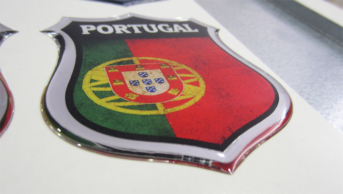 Pegatina 3D Escudo Portugal PEGATINA 3D ESCUDO DE PORTUGAL