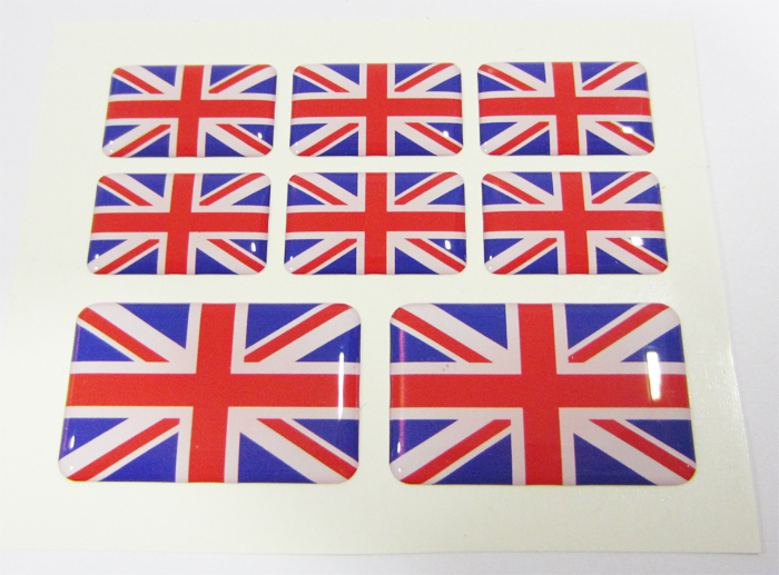 Pegatina Banderas Gran Bretaña Reino Unido 3D