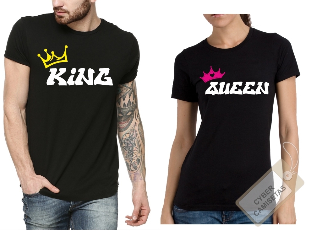 Camisetas Pareja King Queen