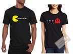 Camisetas Pareja Pacman Retro