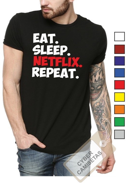 Camiseta Netflix Repeat